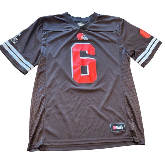 Cleveland Browns Baker Mayfield #6 Dawg Pound NFLPA Field Jersey‎ Size L |V1 - Picture 1 of 6